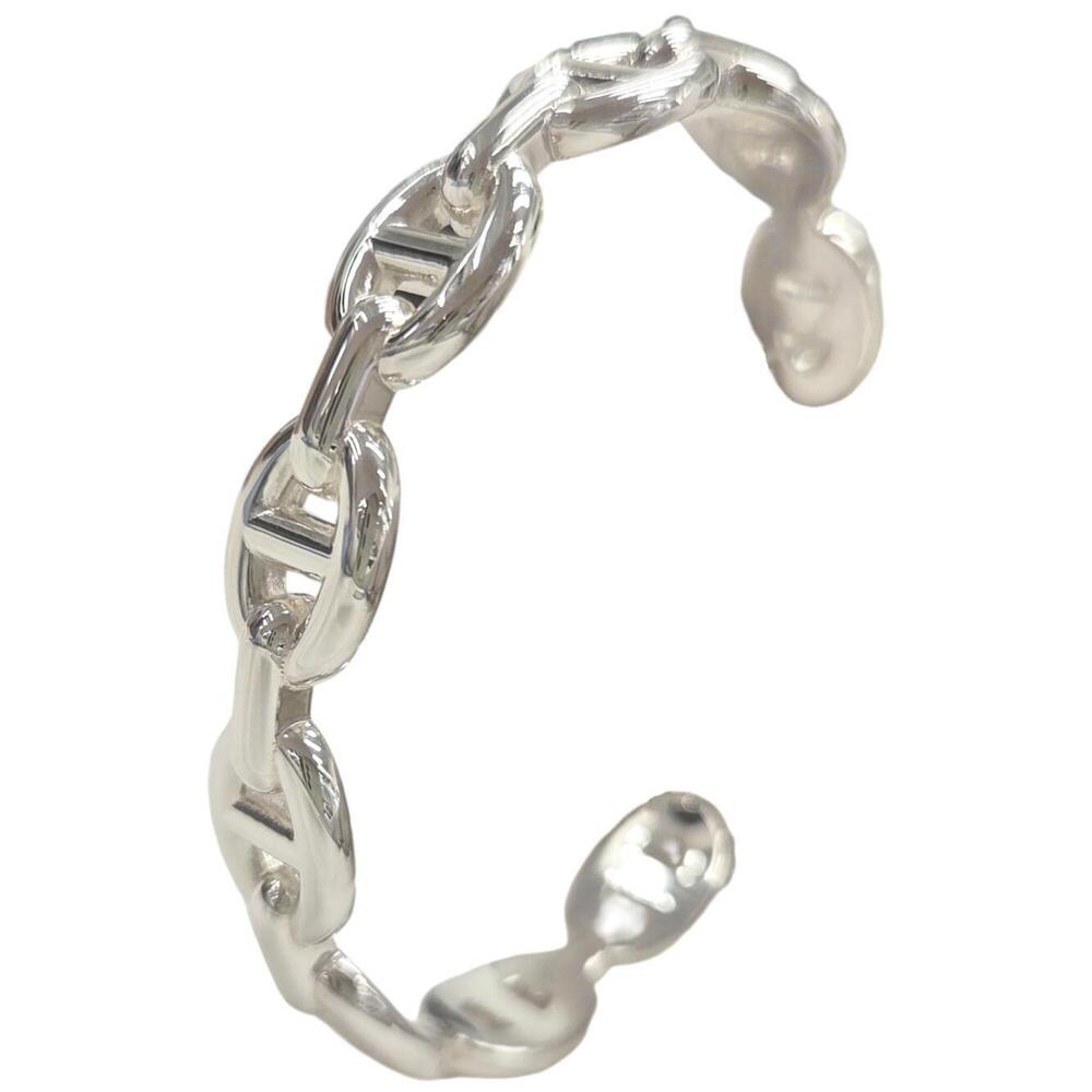 HERMES Silver Charm Bracelet